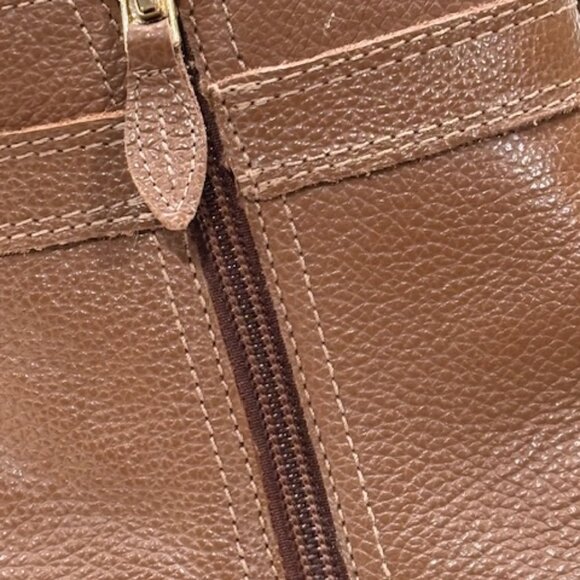 TALBOT BRAND Brazilian Leather Ankle Boots w/ Zippers & Bows NWOT SZ 9.5 - Picture 7 of 16